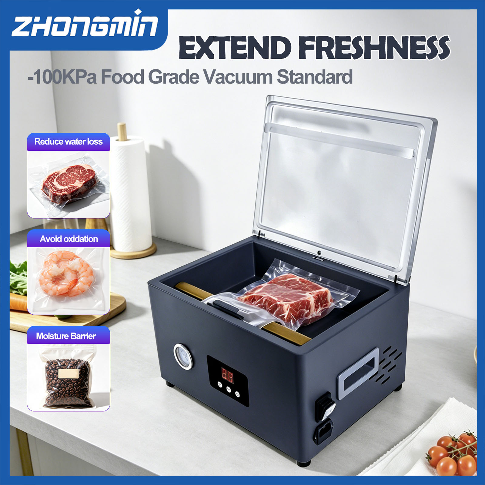 Food Vacuum Sealer Machine - Machine de mise sous vide alimentaire
