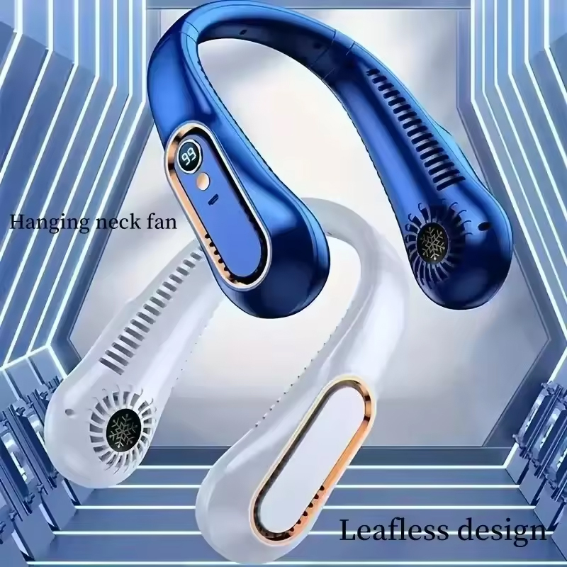 Portable Blender Usb Rechargeable - Ventilateur de cou portable sans pales