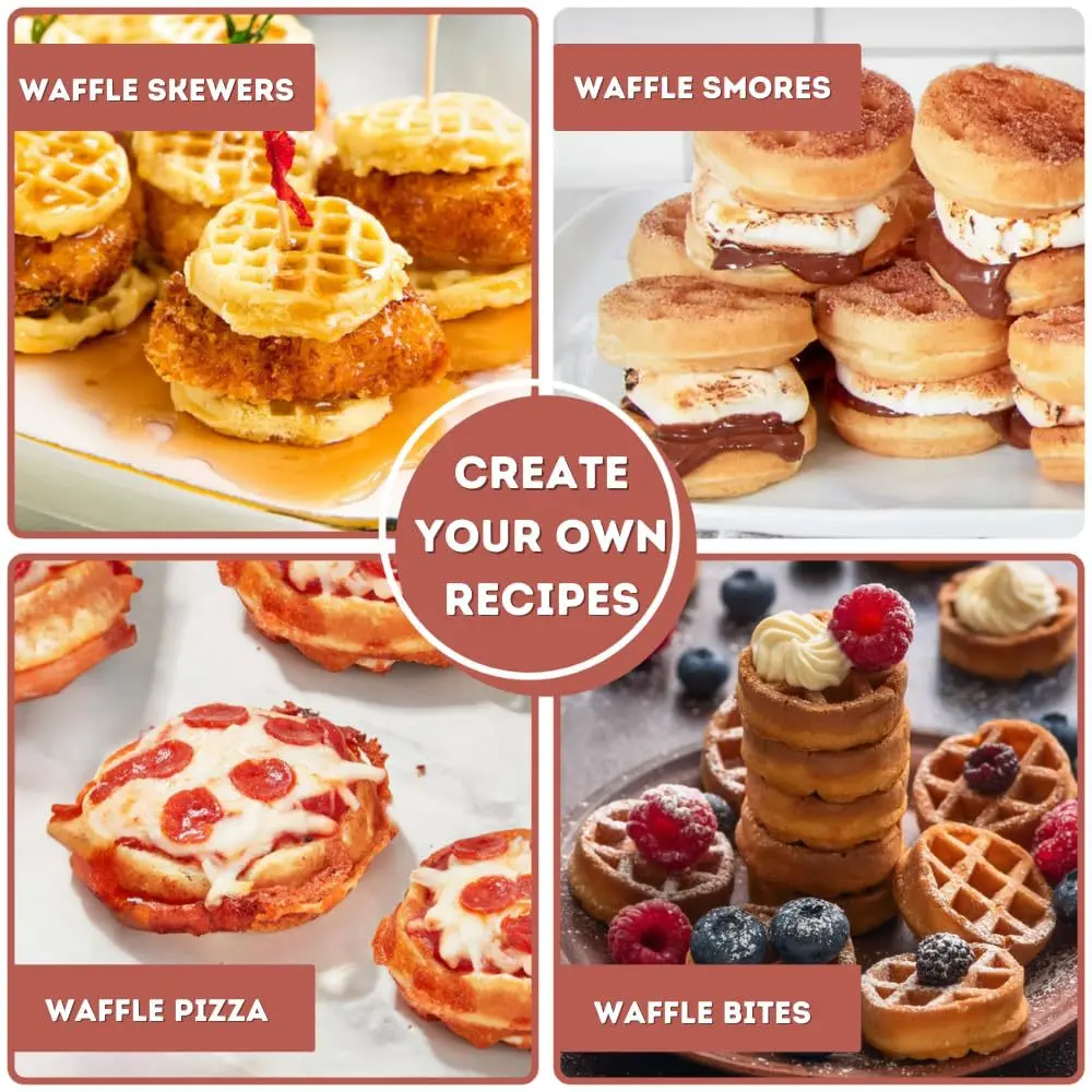 Gaufrier 16 trous, chauffage r - Mini Waffle Maker Machine avis et prix