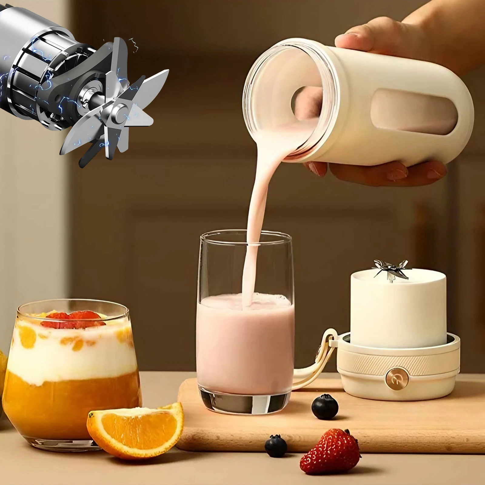 Tasse-presse-agrumes électriqu - Portable Blender Usb Rechargeable avis et prix